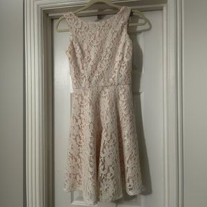 Light Pink Lace Dress